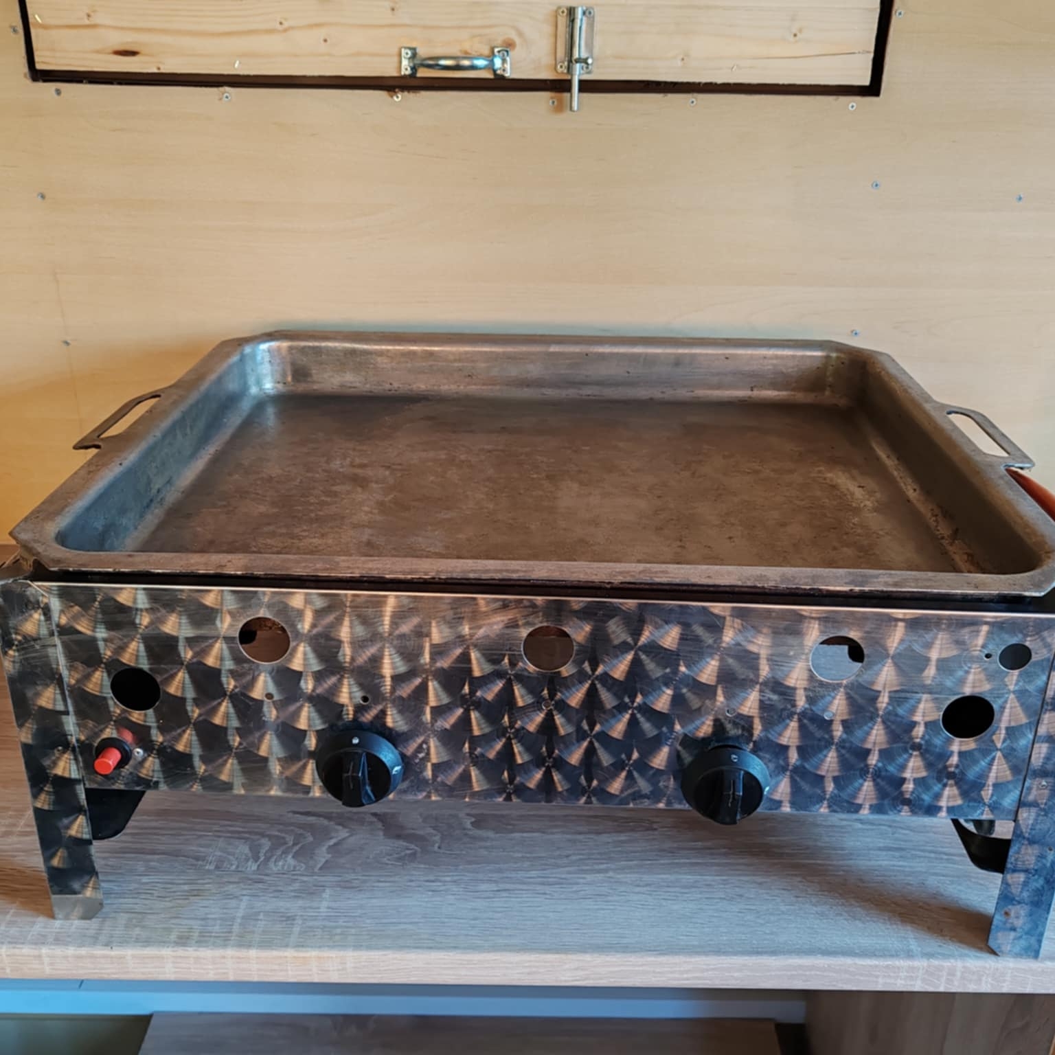 Lángossütő (2 gázégős)